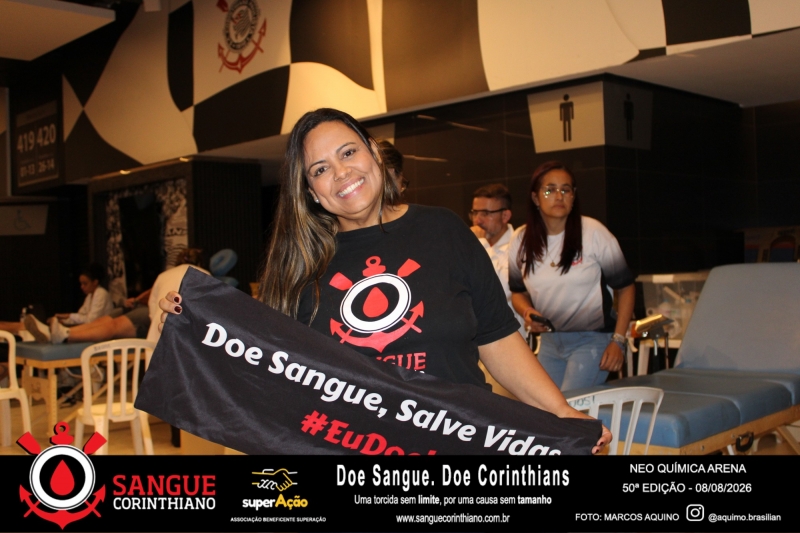50º Edição - Campanha Sangue Corinthiano - Neo Quimíca Arena - 08 de Agosto 2026
