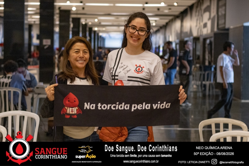 50º Edição - Campanha Sangue Corinthiano - Neo Quimíca Arena - 08 de Agosto 2026
