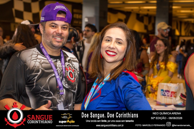 50º Edição - Campanha Sangue Corinthiano - Neo Quimíca Arena - 08 de Agosto 2026
