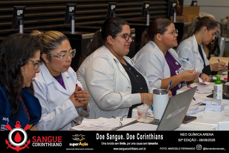 50º Edição - Campanha Sangue Corinthiano - Neo Quimíca Arena - 08 de Agosto 2026
