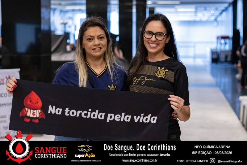 50º Edição - Campanha Sangue Corinthiano - Neo Quimíca Arena - 08 de Agosto 2026