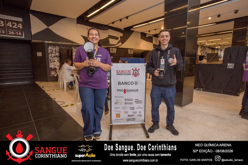 50º Edição - Campanha Sangue Corinthiano - Neo Quimíca Arena - 08 de Agosto 2026