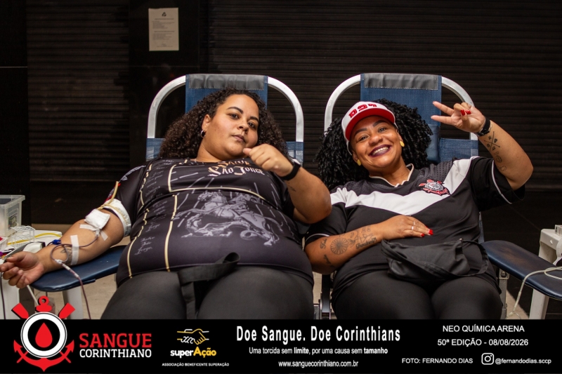 50º Edição - Campanha Sangue Corinthiano - Neo Quimíca Arena - 08 de Agosto 2026