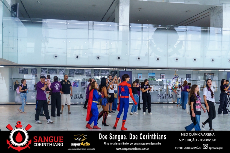 50º Edição - Campanha Sangue Corinthiano - Neo Quimíca Arena - 08 de Agosto 2026
