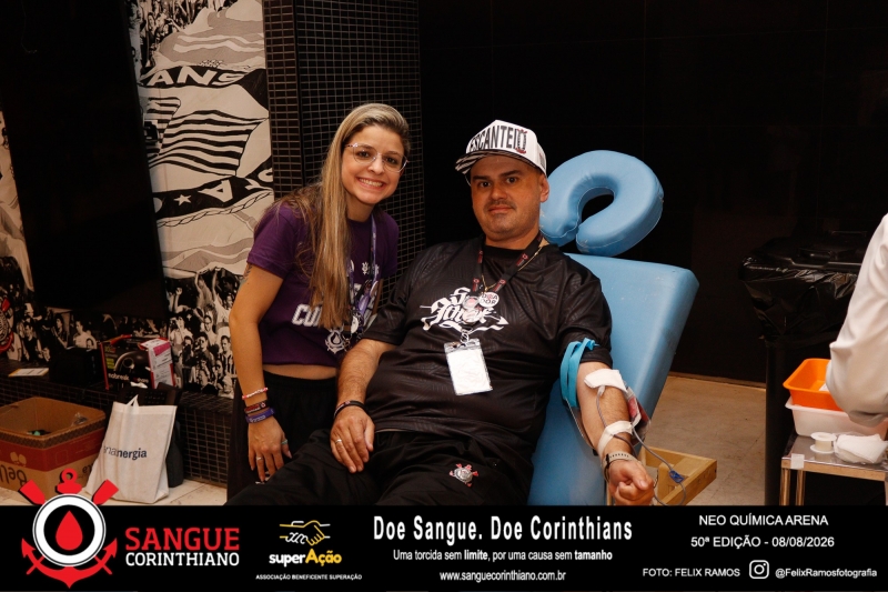 50º Edição - Campanha Sangue Corinthiano - Neo Quimíca Arena - 08 de Agosto 2026