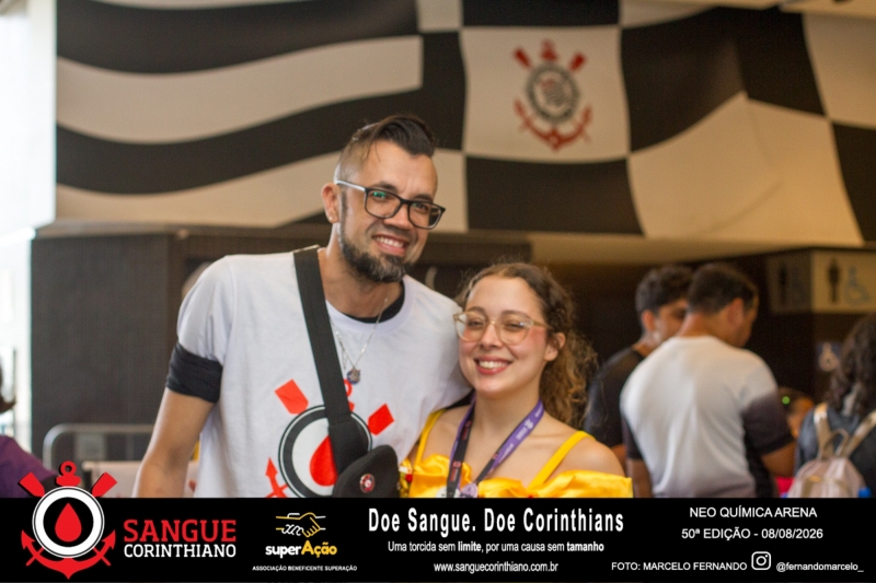 50º Edição - Campanha Sangue Corinthiano - Neo Quimíca Arena - 08 de Agosto 2026