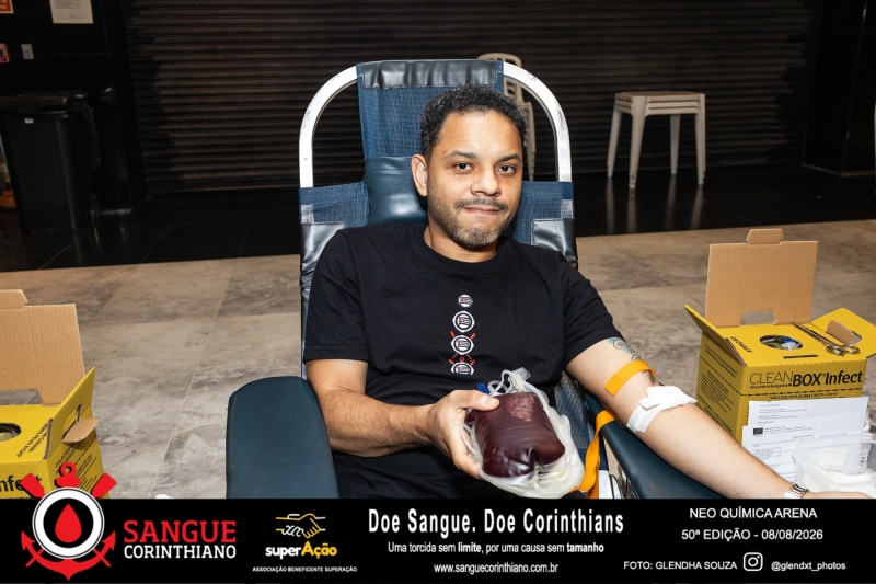 50º Edição - Campanha Sangue Corinthiano - Neo Quimíca Arena - 08 de Agosto 2026