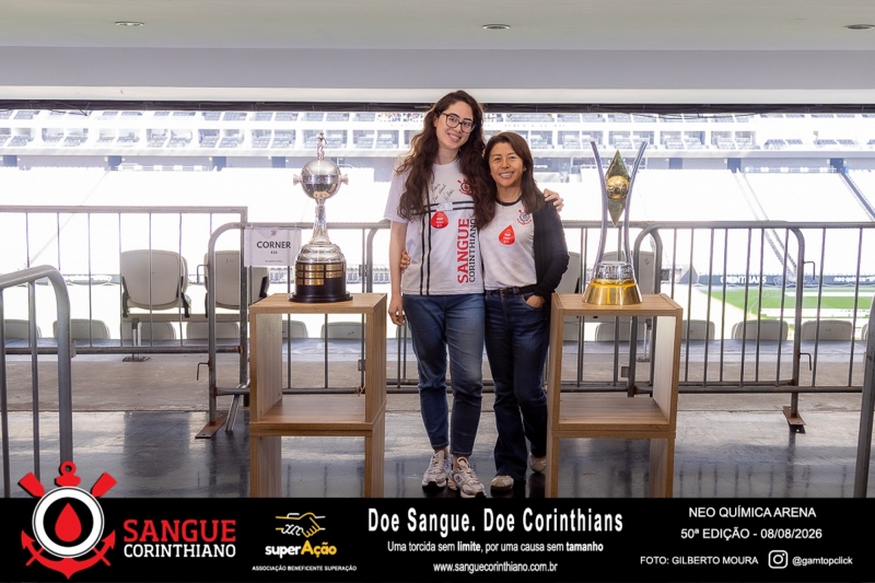 50º Edição - Campanha Sangue Corinthiano - Neo Quimíca Arena - 08 de Agosto 2026