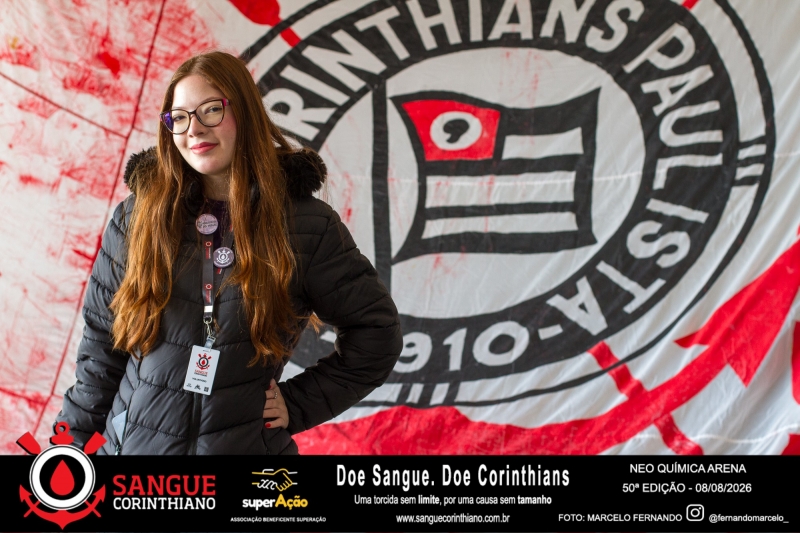 50º Edição - Campanha Sangue Corinthiano - Neo Quimíca Arena - 08 de Agosto 2026