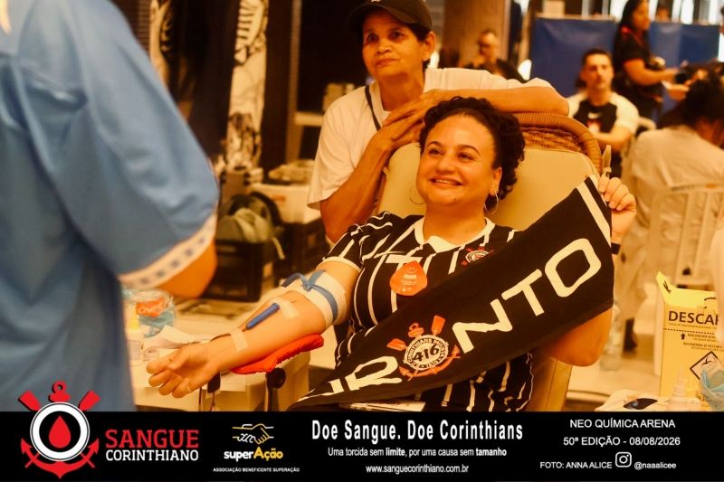 50º Edição - Campanha Sangue Corinthiano - Neo Quimíca Arena - 08 de Agosto 2026