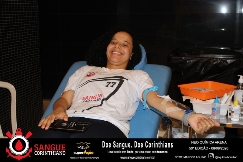 50º Edição - Campanha Sangue Corinthiano - Neo Quimíca Arena - 08 de Agosto 2026