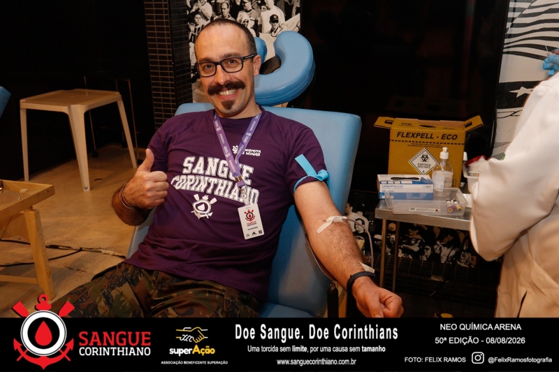 50º Edição - Campanha Sangue Corinthiano - Neo Quimíca Arena - 08 de Agosto 2026