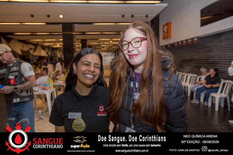 50º Edição - Campanha Sangue Corinthiano - Neo Quimíca Arena - 08 de Agosto 2026