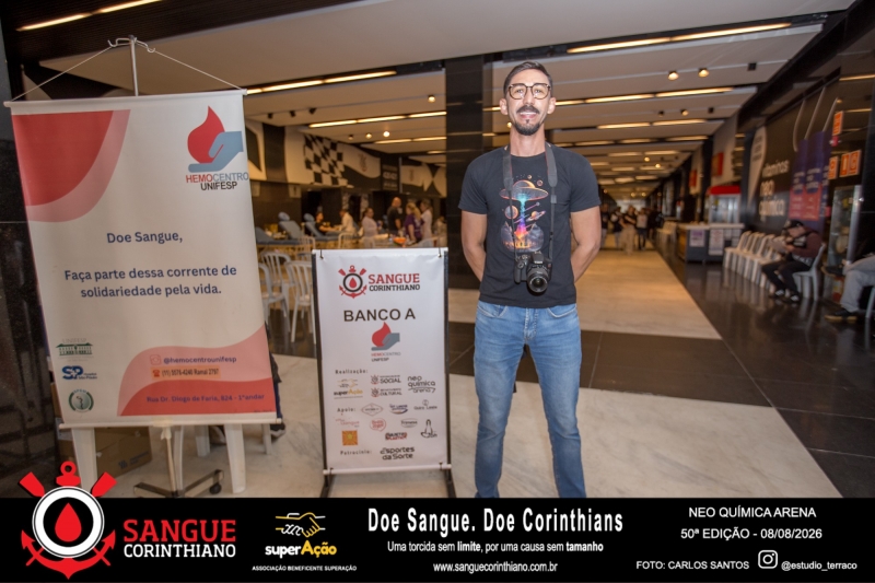 50º Edição - Campanha Sangue Corinthiano - Neo Quimíca Arena - 08 de Agosto 2026