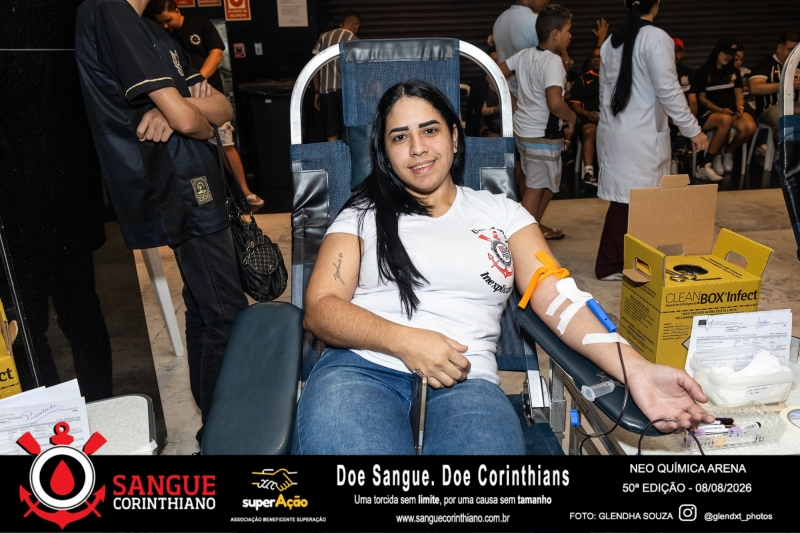 50º Edição - Campanha Sangue Corinthiano - Neo Quimíca Arena - 08 de Agosto 2026