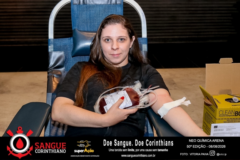 50º Edição - Campanha Sangue Corinthiano - Neo Quimíca Arena - 08 de Agosto 2026