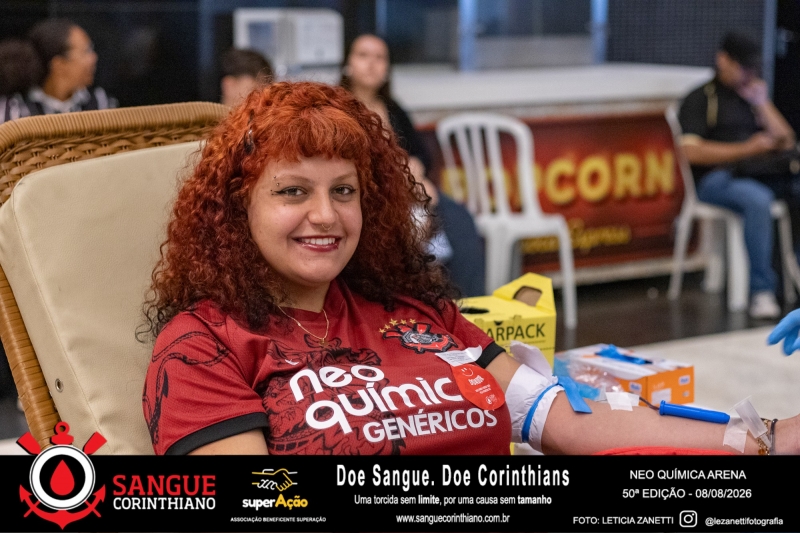 50º Edição - Campanha Sangue Corinthiano - Neo Quimíca Arena - 08 de Agosto 2026