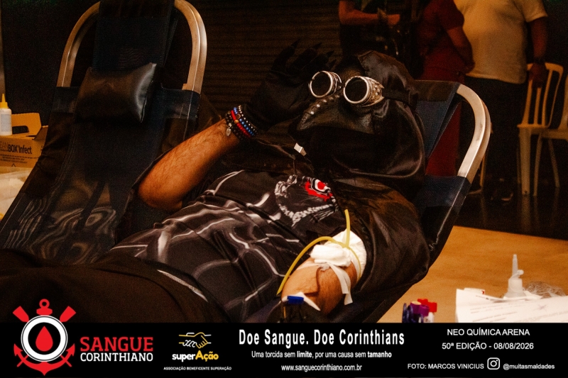 50º Edição - Campanha Sangue Corinthiano - Neo Quimíca Arena - 08 de Agosto 2026