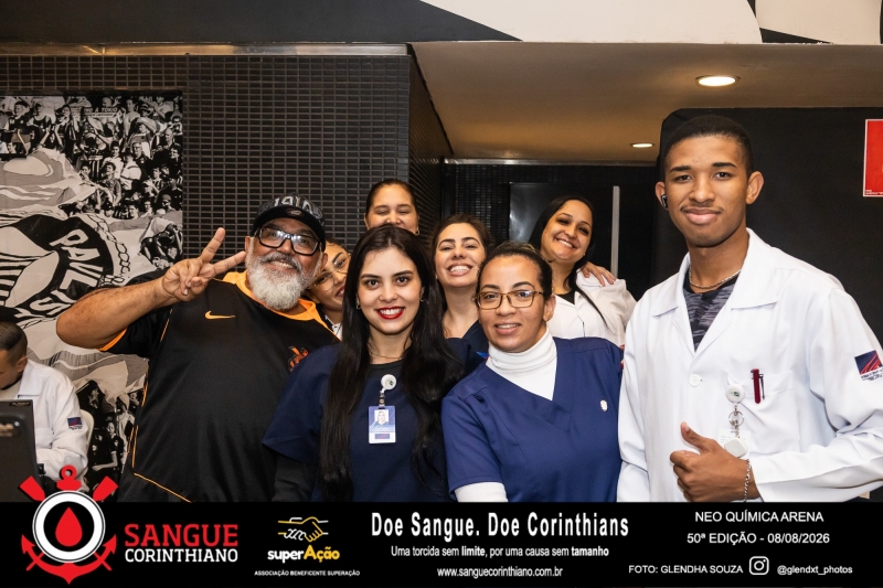 50º Edição - Campanha Sangue Corinthiano - Neo Quimíca Arena - 08 de Agosto 2026