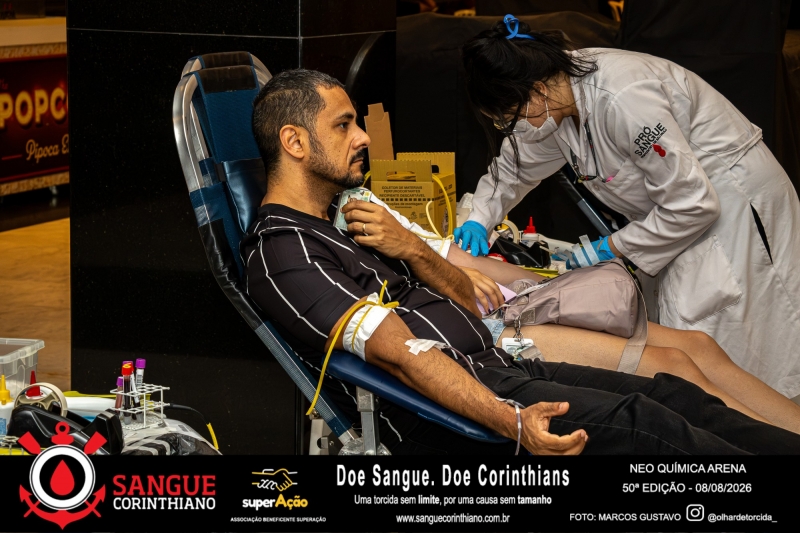 50º Edição - Campanha Sangue Corinthiano - Neo Quimíca Arena - 08 de Agosto 2026