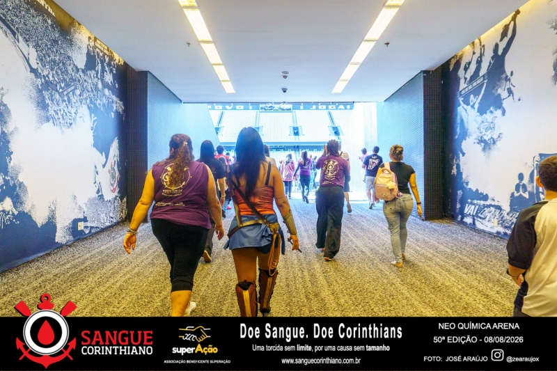 50º Edição - Campanha Sangue Corinthiano - Neo Quimíca Arena - 08 de Agosto 2026