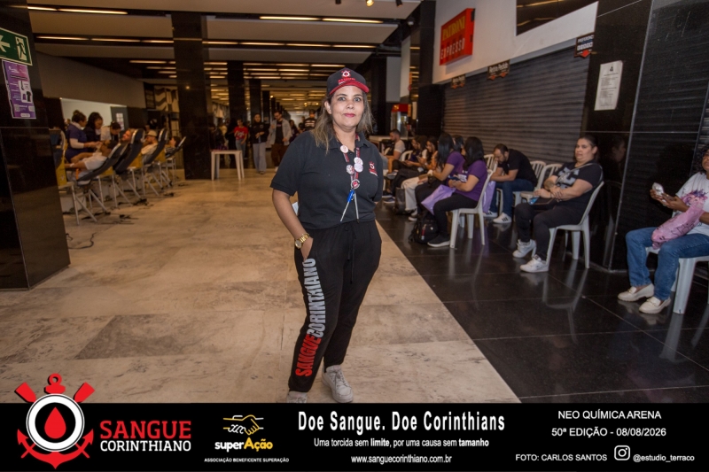 50º Edição - Campanha Sangue Corinthiano - Neo Quimíca Arena - 08 de Agosto 2026