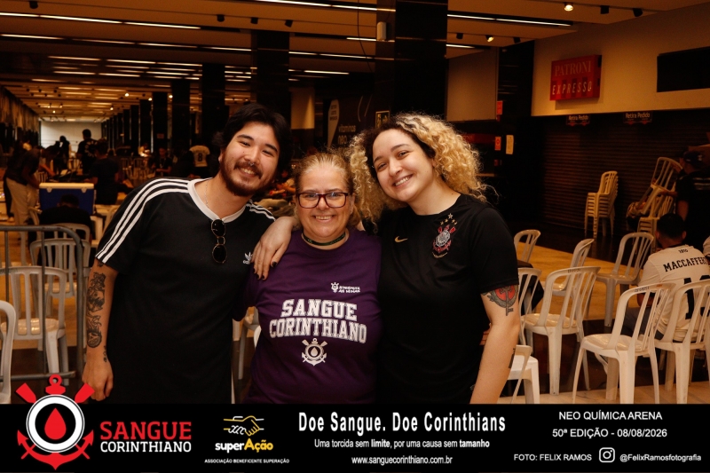 50º Edição - Campanha Sangue Corinthiano - Neo Quimíca Arena - 08 de Agosto 2026