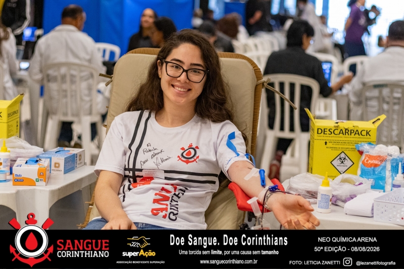 50º Edição - Campanha Sangue Corinthiano - Neo Quimíca Arena - 08 de Agosto 2026