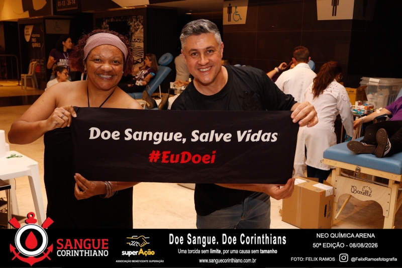 50º Edição - Campanha Sangue Corinthiano - Neo Quimíca Arena - 08 de Agosto 2026