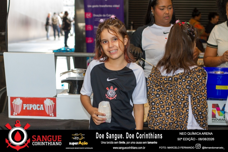 50º Edição - Campanha Sangue Corinthiano - Neo Quimíca Arena - 08 de Agosto 2026