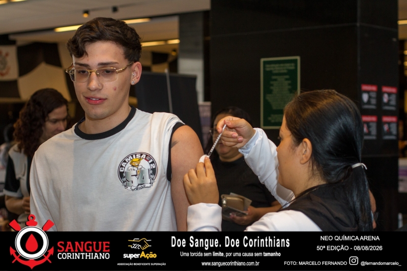 50º Edição - Campanha Sangue Corinthiano - Neo Quimíca Arena - 08 de Agosto 2026