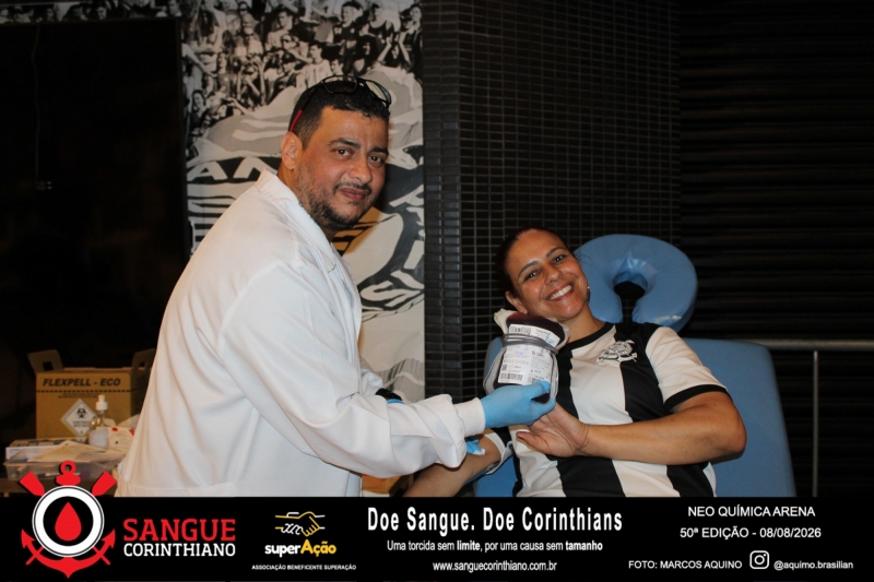 50º Edição - Campanha Sangue Corinthiano - Neo Quimíca Arena - 08 de Agosto 2026