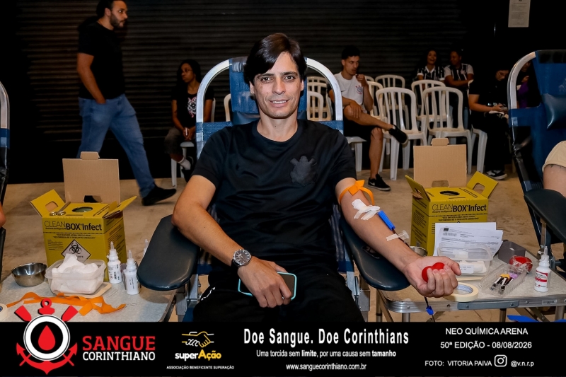 50º Edição - Campanha Sangue Corinthiano - Neo Quimíca Arena - 08 de Agosto 2026