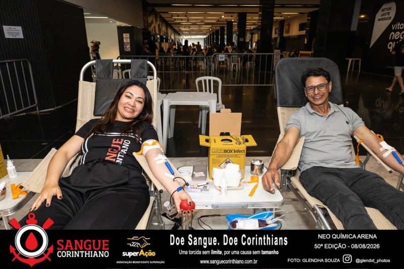 50º Edição - Campanha Sangue Corinthiano - Neo Quimíca Arena - 08 de Agosto 2026