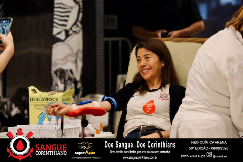 50º Edição - Campanha Sangue Corinthiano - Neo Quimíca Arena - 08 de Agosto 2026
