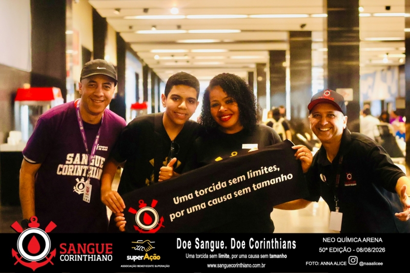 50º Edição - Campanha Sangue Corinthiano - Neo Quimíca Arena - 08 de Agosto 2026