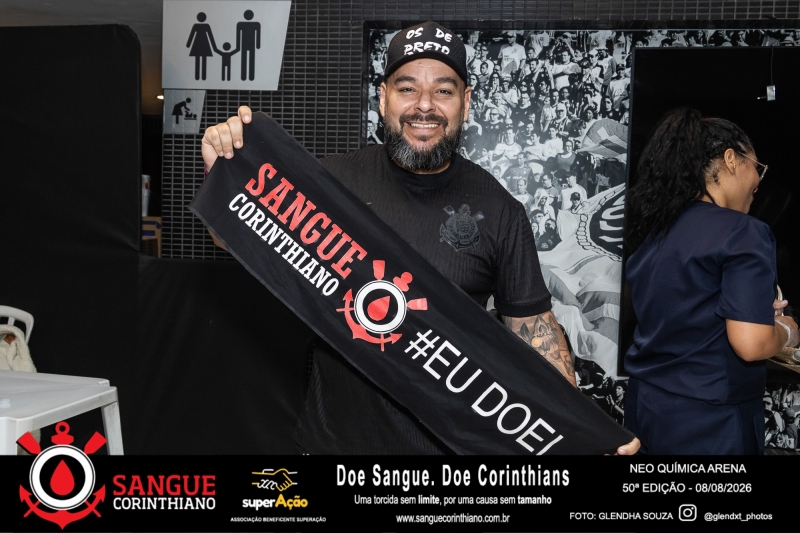 50º Edição - Campanha Sangue Corinthiano - Neo Quimíca Arena - 08 de Agosto 2026