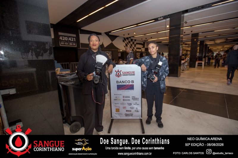50º Edição - Campanha Sangue Corinthiano - Neo Quimíca Arena - 08 de Agosto 2026