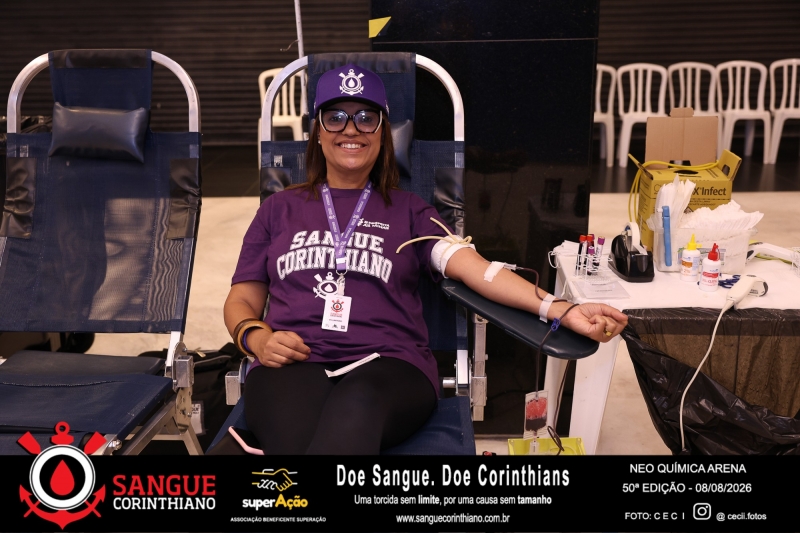 50º Edição - Campanha Sangue Corinthiano - Neo Quimíca Arena - 08 de Agosto 2026