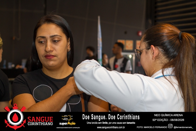 50º Edição - Campanha Sangue Corinthiano - Neo Quimíca Arena - 08 de Agosto 2026