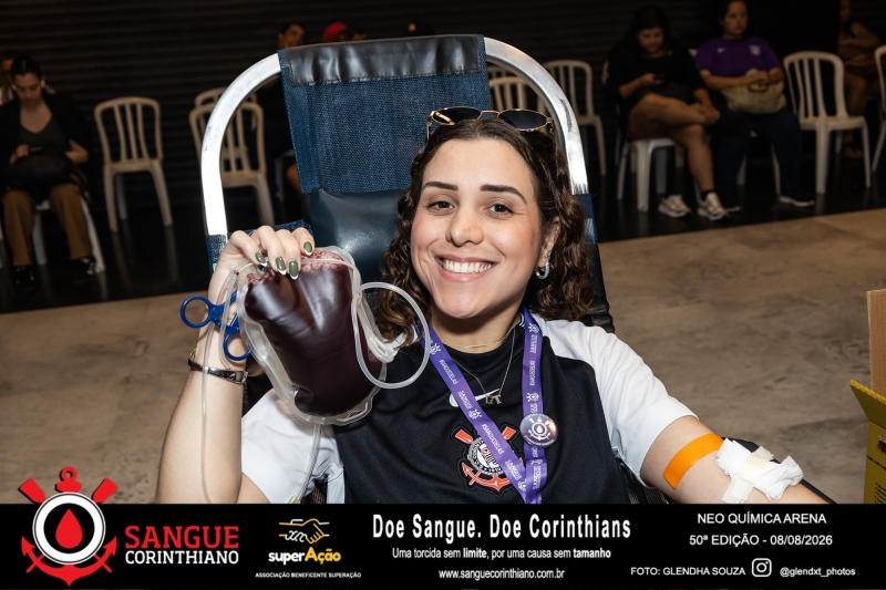 50º Edição - Campanha Sangue Corinthiano - Neo Quimíca Arena - 08 de Agosto 2026