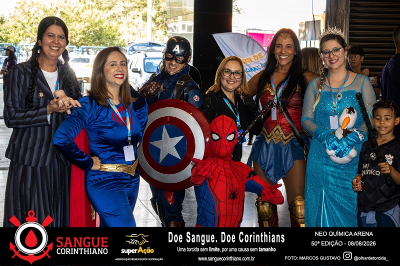 50º Edição - Campanha Sangue Corinthiano - Neo Quimíca Arena - 08 de Agosto 2026