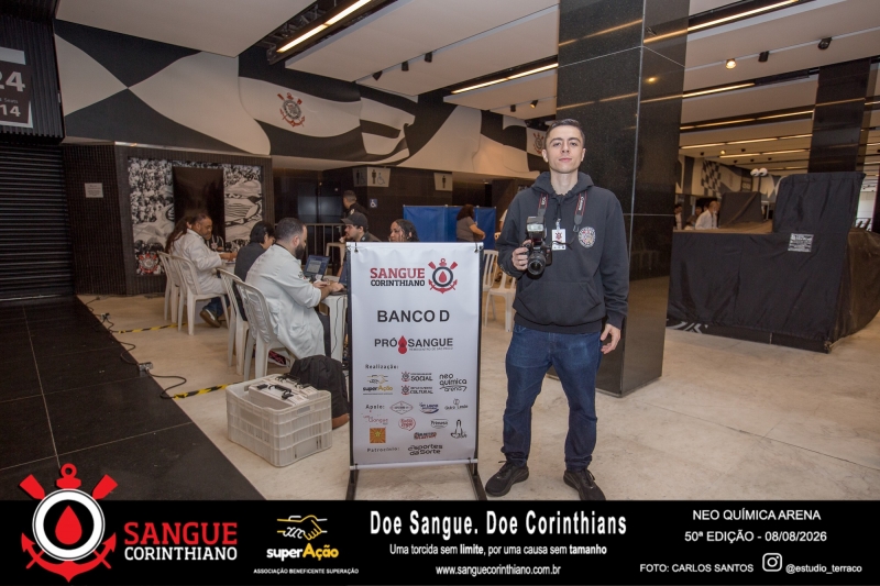 50º Edição - Campanha Sangue Corinthiano - Neo Quimíca Arena - 08 de Agosto 2026