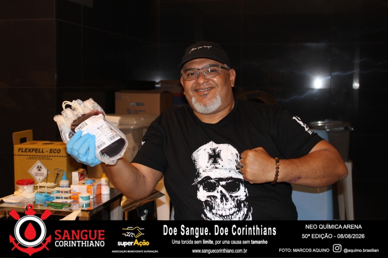 50º Edição - Campanha Sangue Corinthiano - Neo Quimíca Arena - 08 de Agosto 2026