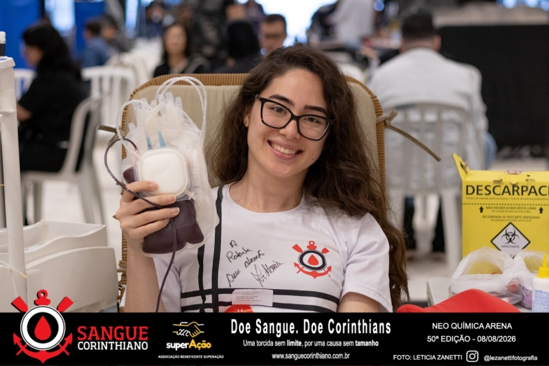 50º Edição - Campanha Sangue Corinthiano - Neo Quimíca Arena - 08 de Agosto 2026