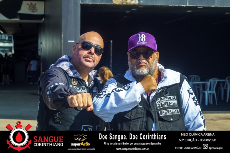 50º Edição - Campanha Sangue Corinthiano - Neo Quimíca Arena - 08 de Agosto 2026