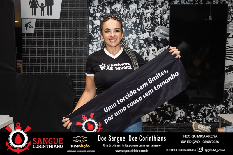 50º Edição - Campanha Sangue Corinthiano - Neo Quimíca Arena - 08 de Agosto 2026