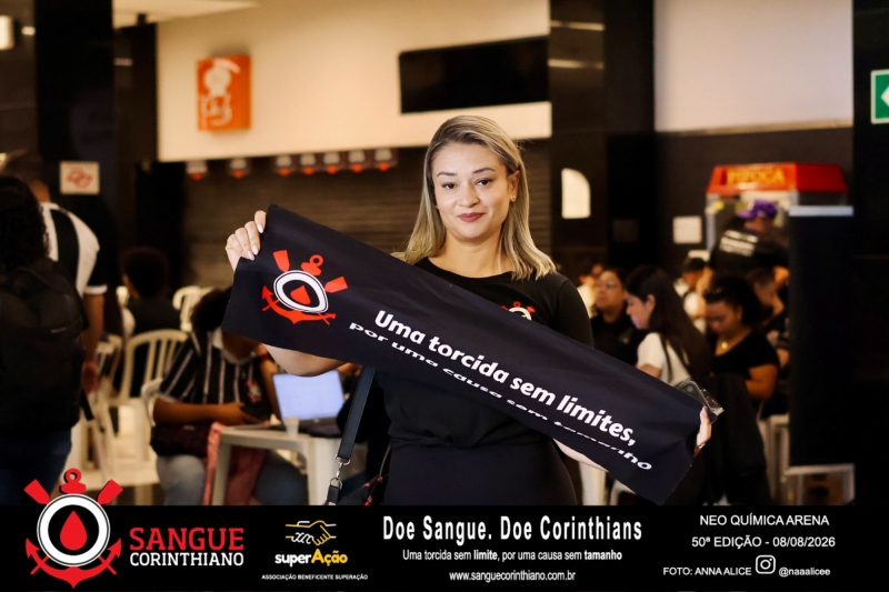 50º Edição - Campanha Sangue Corinthiano - Neo Quimíca Arena - 08 de Agosto 2026