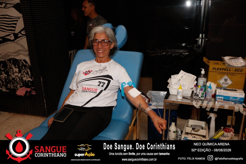 50º Edição - Campanha Sangue Corinthiano - Neo Quimíca Arena - 08 de Agosto 2026