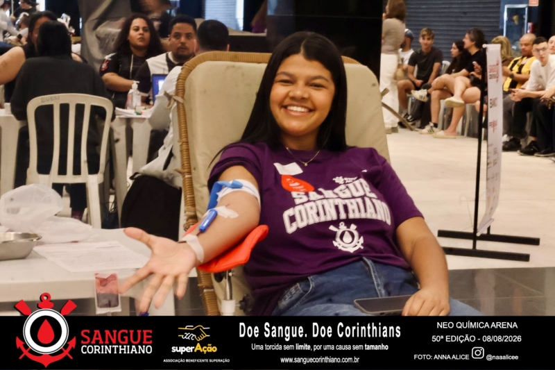 50º Edição - Campanha Sangue Corinthiano - Neo Quimíca Arena - 08 de Agosto 2026